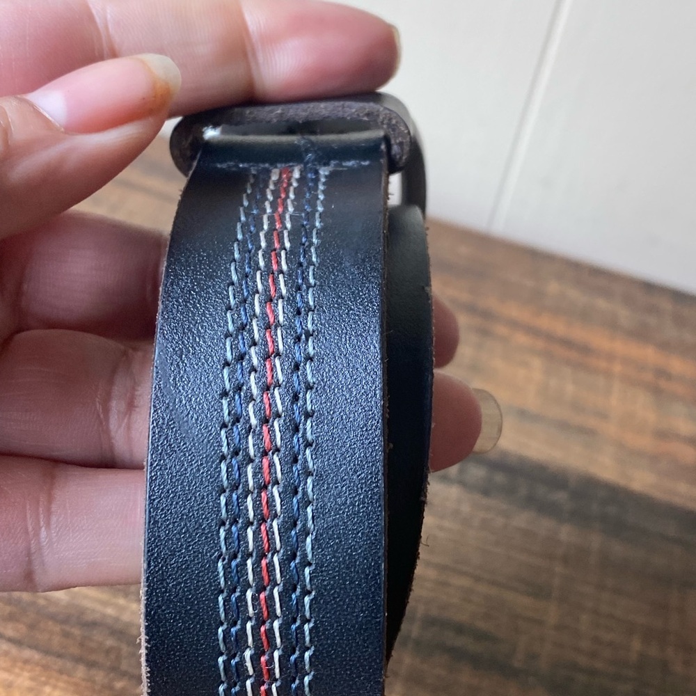 Vintage Leather Belt, 32”